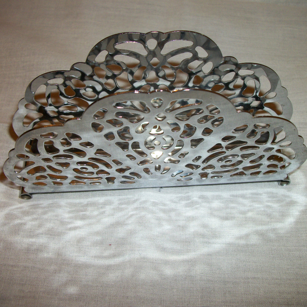Vintage Scroll  Napkin Holder